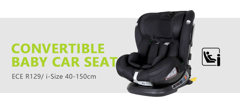 Universal portable infant car safety seat, 360-degree baby booster seat, EU certified