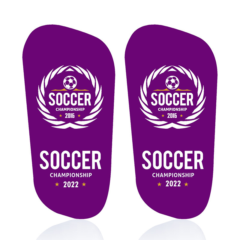 Tablero de piernas de fútbol de transferencia de sublimación 3D 2022 tema de la Copa del Mundo para adultos y niños equipo de protección de fútbol para personalizar