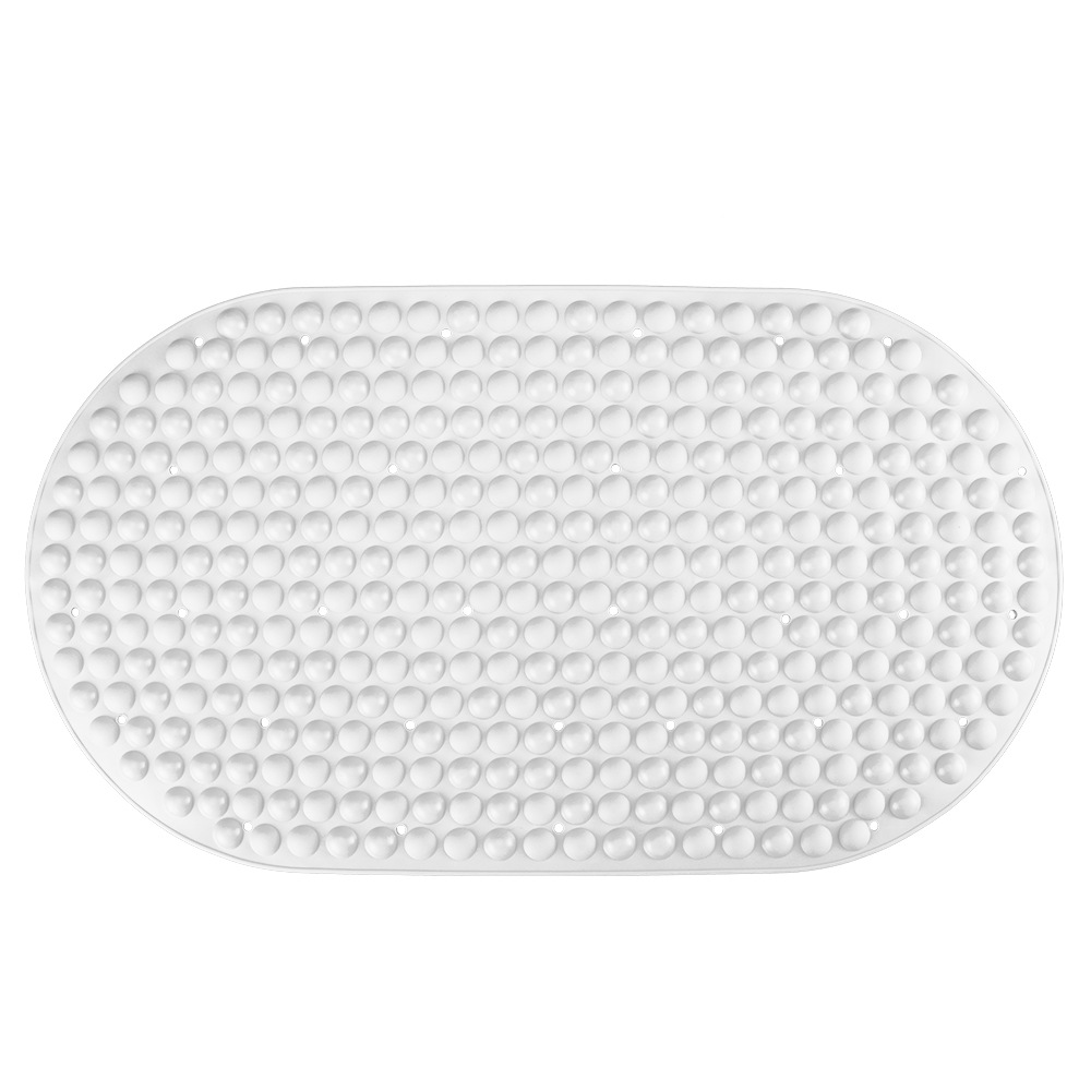 Pequeño punto de la burbuja de baño antideslizante estera de baño de color sólido estera del pie estera esmerilado masaje ducha alfombra de piso con ventosa