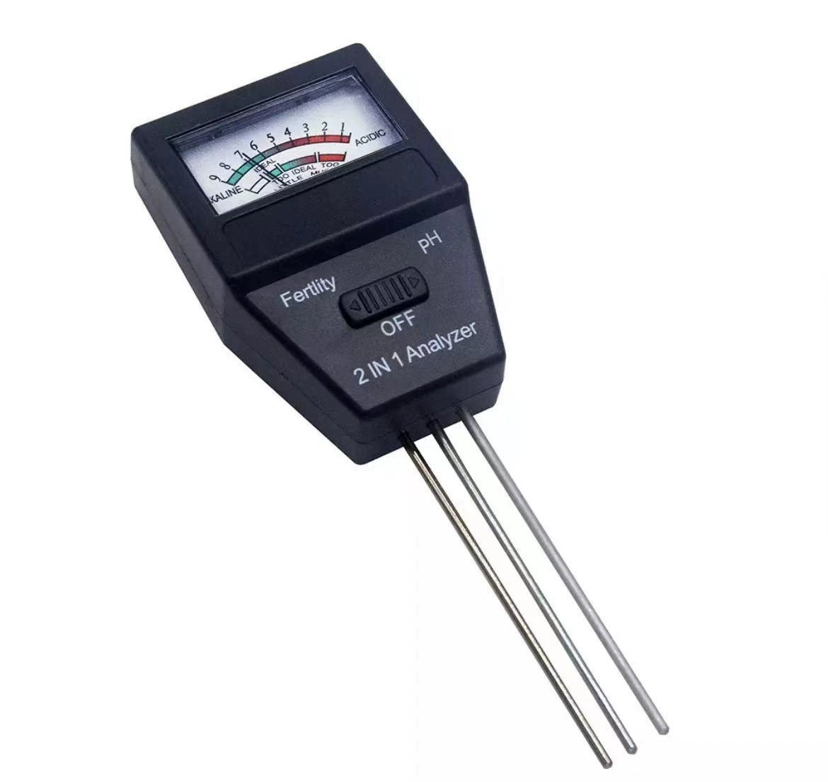 Измеритель удобрений почвы «два в одном», pH-детектор, измеритель удобрений, азот, фосфор и калия, питательная соль, щелочность