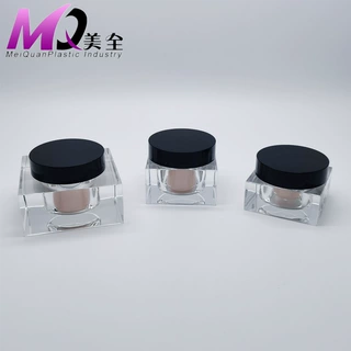 可替换装面霜瓶大四方高档亚克力膏霜罐面膜瓶30g50g75g面霜瓶