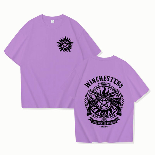 New TV Supernatural Printed Women Men T-shirts Supernatural