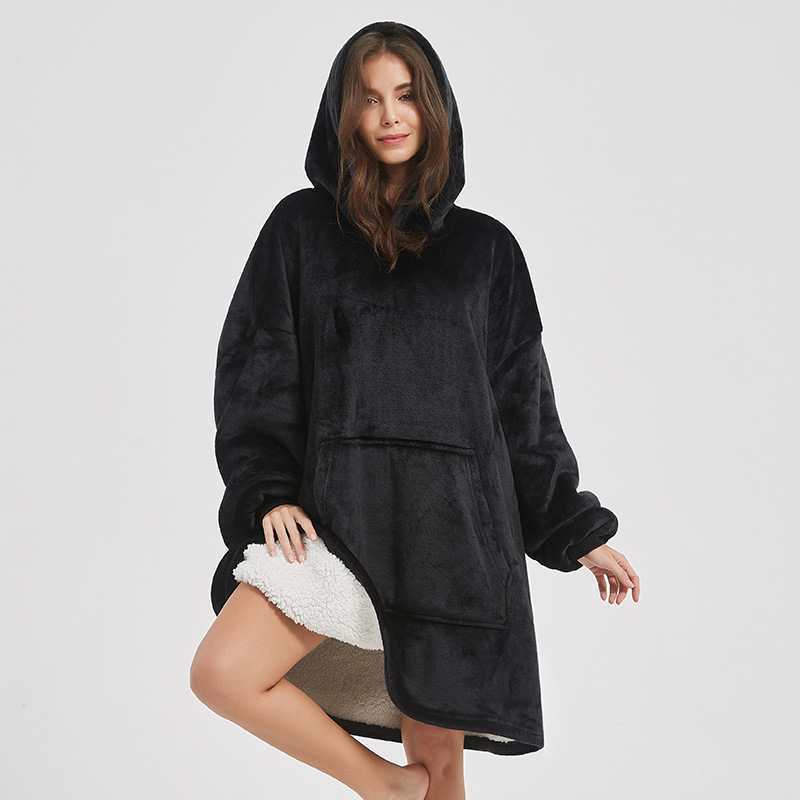 Blanket Hoodie, Wearable Blanket, Sweatshirt, Large Warm Pullover, Lazy Sweatshirt, Extra Long Style