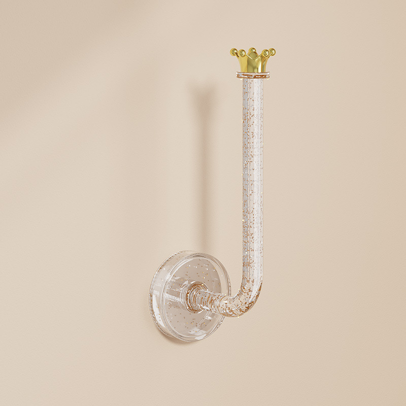 クラウンヘアバンド収納棚トイレ髪飾りクリップ皮筋ひもフック髪ひも収納神器|undefined