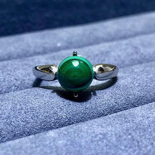 Explosive malachite ring women send mother temperament green eye simple fashion factory wholesale