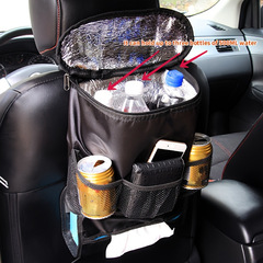 Temu自動車アイスバッグ貯蔵物保温バッグ背もたれ袋保氷自動車シート車載多機能収納袋アイスバッグ