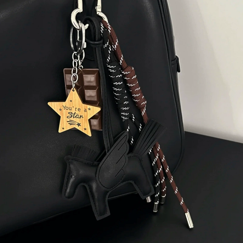 Handmade Baseball Keychain, woven strap handle, assorted cute pendants, 0.1 kg