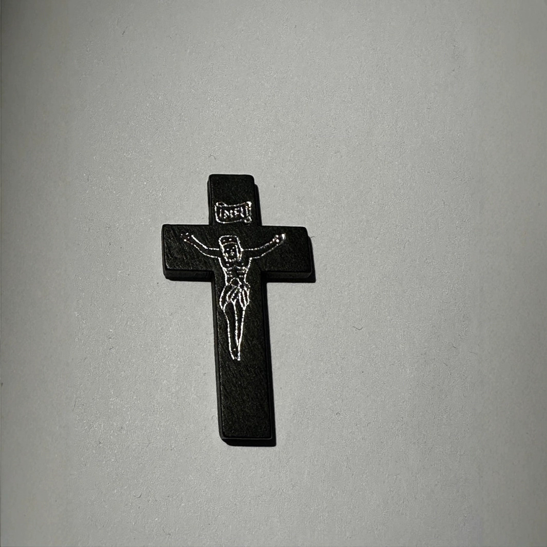 Cruz de madera Artesanía de madera Collar Colgante Accesorios Colgante