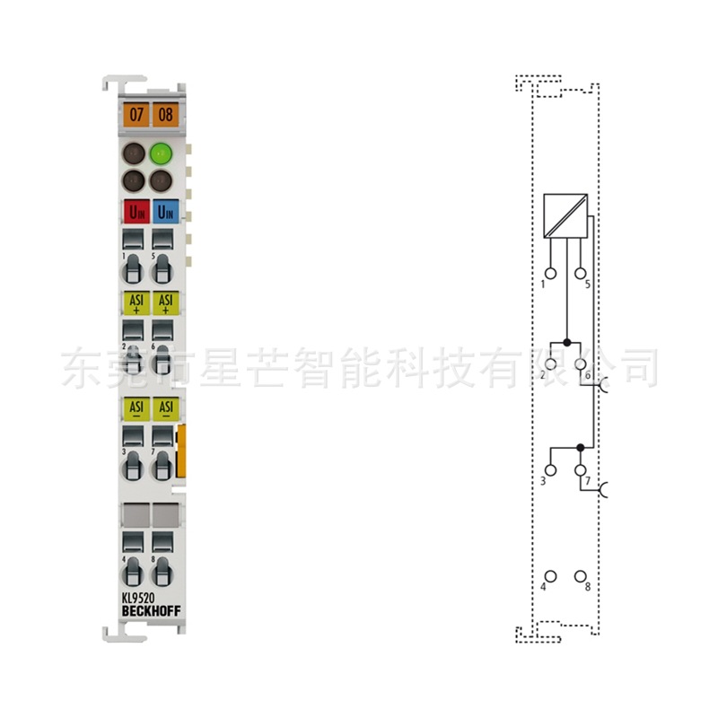 倍福KL9520带过滤器的AS-Interface电位馈电端子KL9520 原装议价