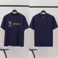 Dark blue logo sequin embroidery 10