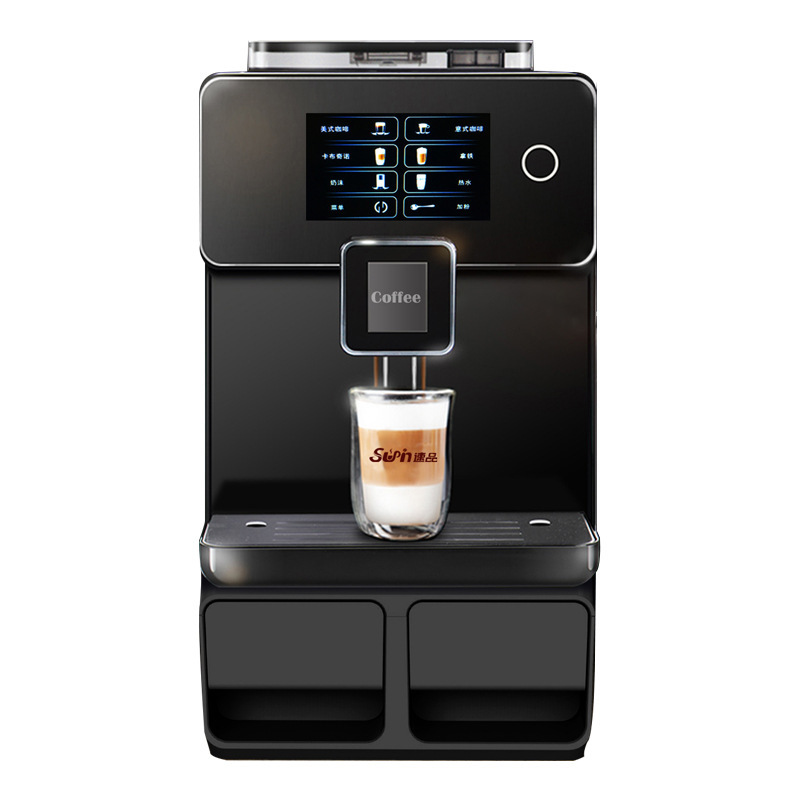A10S freshly ground coffee machine commercial household automatic multi-function Office convenience store with one-click capchino A10S freshly ground coffee machine commercial household automatic multi-function Office convenience store with one-click capchino