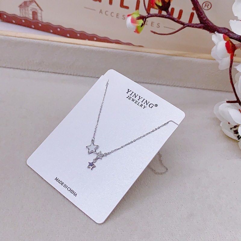 더블 오각별 펜던트