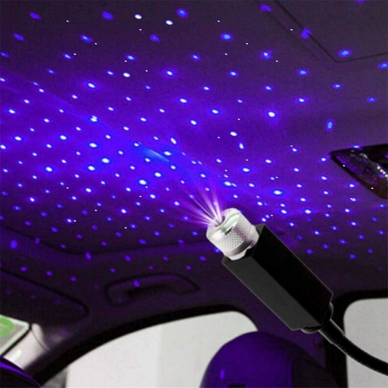 LED-модифицированная звёздная небо для авто, светильники для спальни, декор ногтей, ночник с проектором, лампа, звёздная проекция
