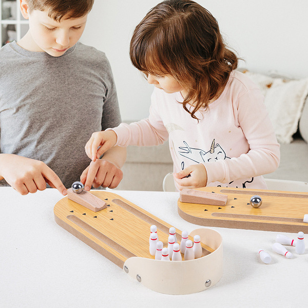 wooden small interactive table toy for baby