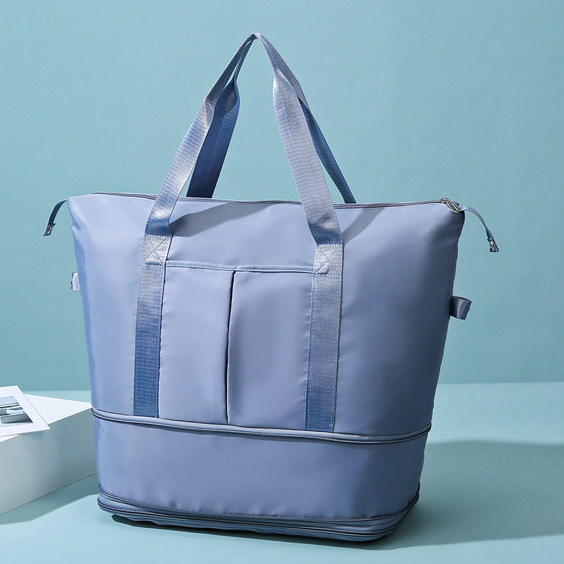 Nueva bolsa de viaje expandible, bolsa portátil de gran capacidad, bolsa deportiva, bolsa de ejercicios, bolsa portátil de viaje, bolsa de maleta al por mayor. image 3