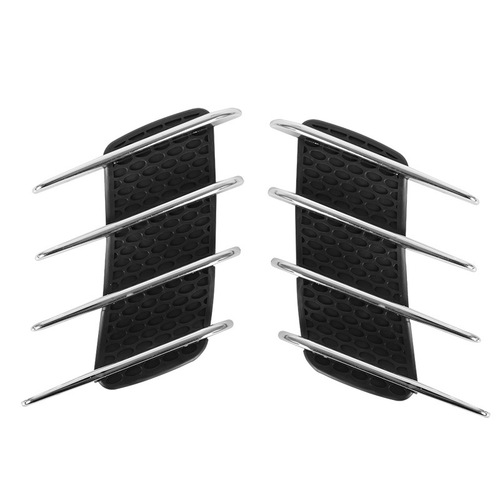 Car decorative stickers, car simulation air outlet stickers, hood decorative strips, car modified shark gill side air vents