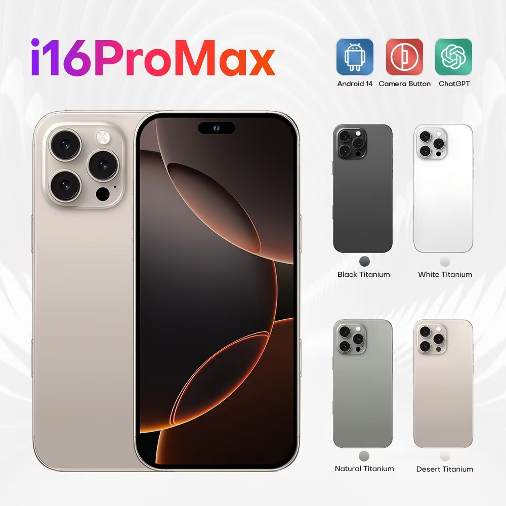 Cross-Border New Model I16Promax Foreign Trade Smartphone Madeinchinasmartphone Flagship High-End Model