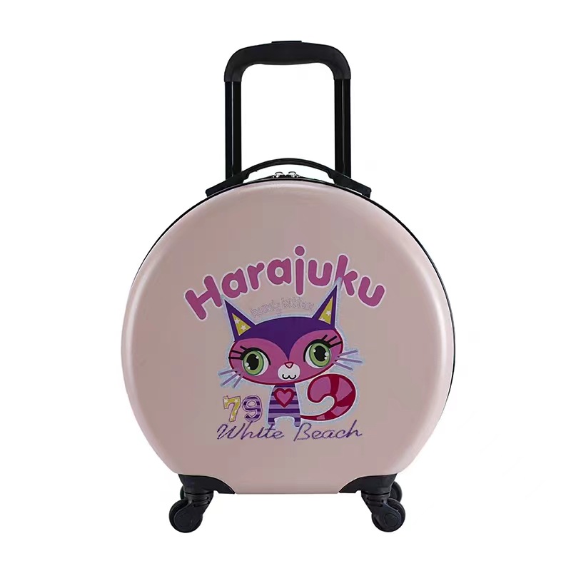 Logotipo impreso de los niños trolley gran capacidad universal rueda equipaje maleta ocio al aire libre fábrica por mayor
