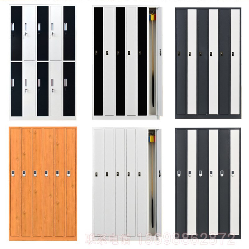 台球杆柜子密码锁vip会员杆柜存放箱柜桌球室厅存杆柜玻璃展示柜