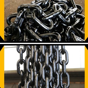 Ring chain diameter 80mm large size black chain Hengtai Black processing ring large size chain