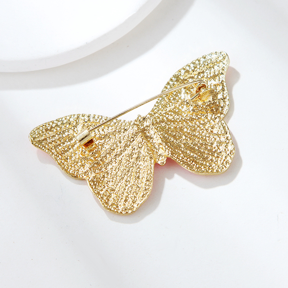 Sweet Butterfly Alloy Zircon Women's Brooches display picture 7