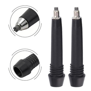 Tungsten steel stick pointed walking stick stick wear-resistant tungsten titanium manganese alloy stick head with nylon sleeve tungsten steel head climbing stick accessories