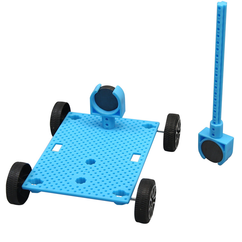 La ciencia y la tecnología pequeña producción coche magnético diy ensamblado a mano juguetes educativos paquete de material estudiantes jóvenes material didáctico experimental