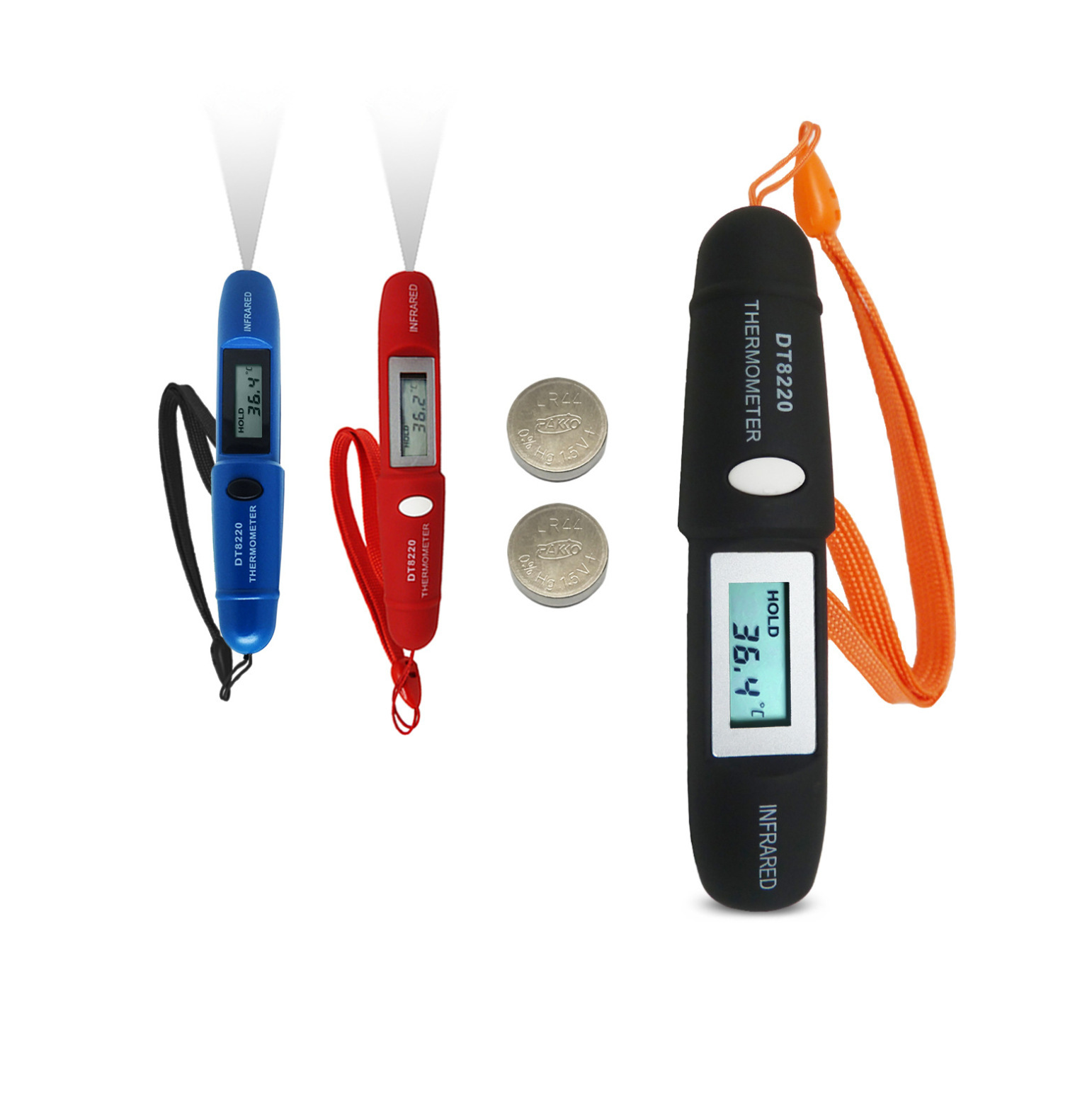 DT8220 便携式测温计 非接触红外线测温仪 笔式测温笔 红外线温度