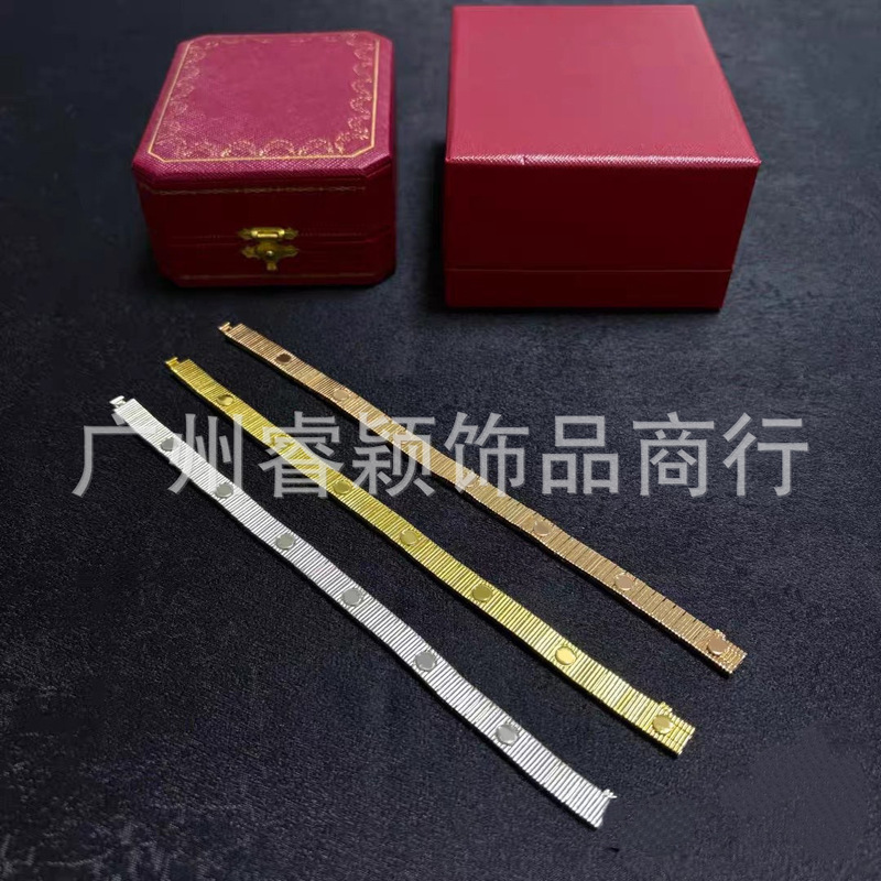 Kaga New Fashion Bracelet Cross-Border Hot-Selling Women's Ins Bracelet Personalized Round Strap Couple Bracelet Jewelry