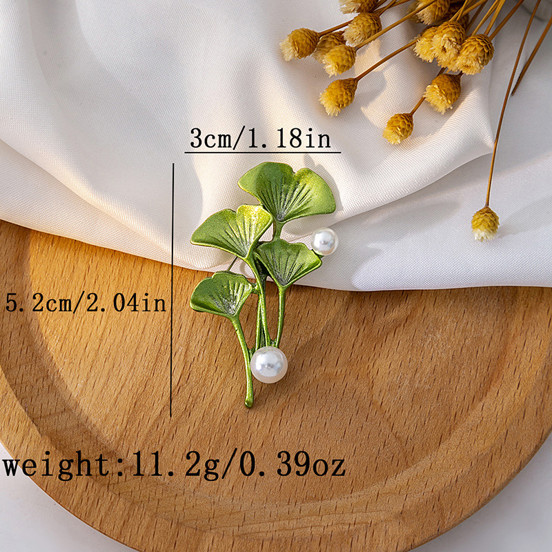 Vintage Style, Pastoral Style Vintage Style Pastoral Pin Leaf Alloy Plating Women's Brooches