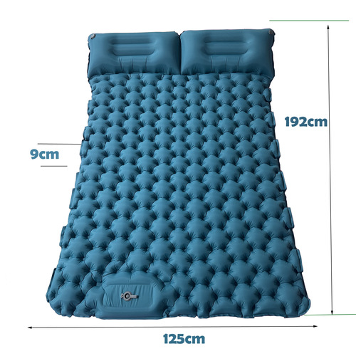 Portable Double Inflatable Pad Lightweight Camping Waterproof Travel Car Nap Storage Outdoor Inflatable Bed Tent