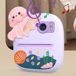 Cross-border New P8 Poroflic Children's Digital Cartoon Camera Mini HD Double Photograph Print Camera