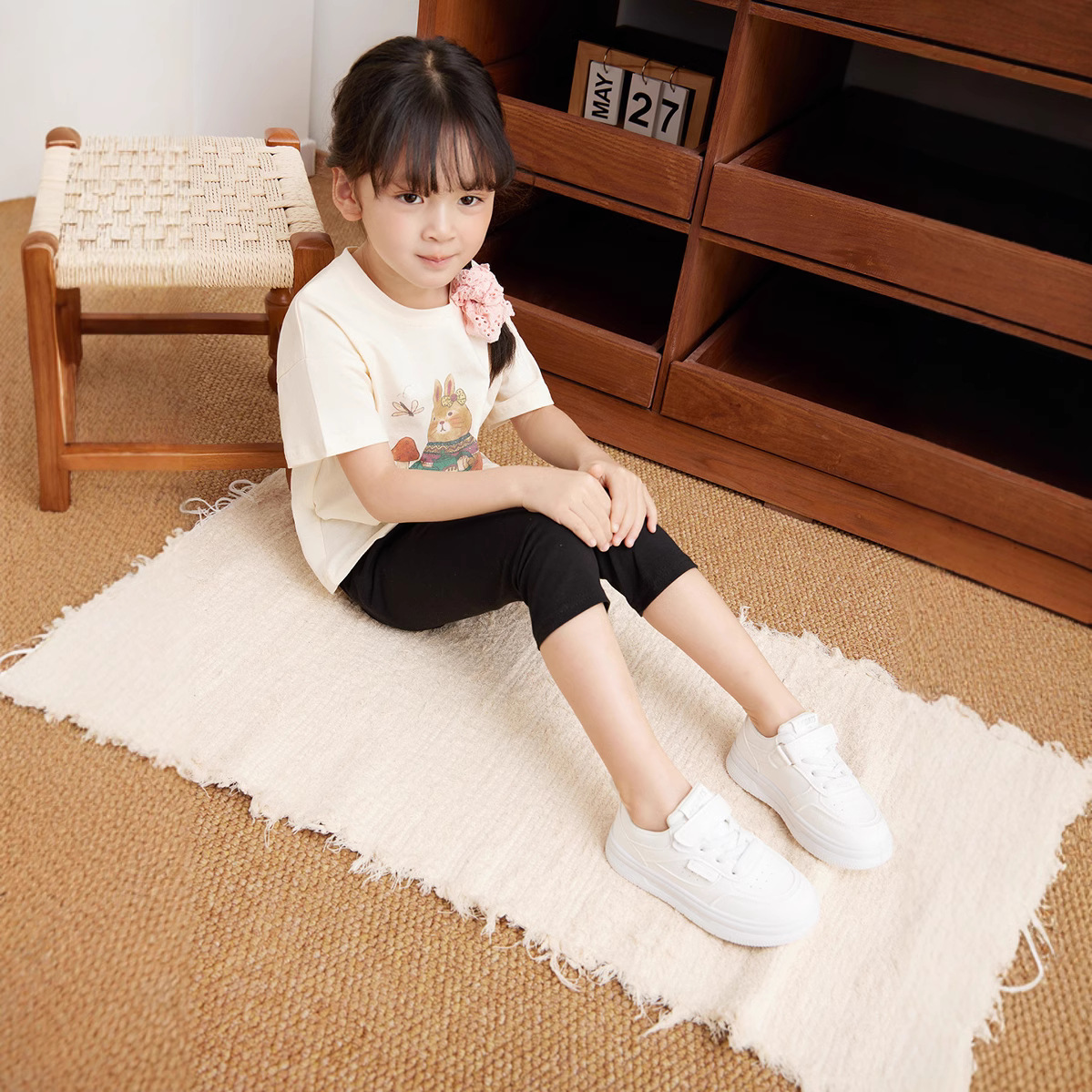 공장 직접 소녀 면화 레깅스 여름 어린이 바지 카프리 팬츠 어린이 레깅스 대외 무역의 한국판