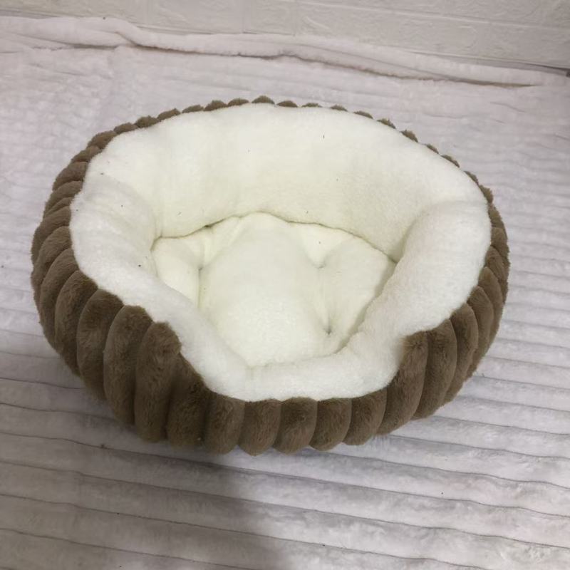 【升级加厚加高】跨境热销宠物用品狗窝猫窝兔毛加厚加高宠物窝|undefined