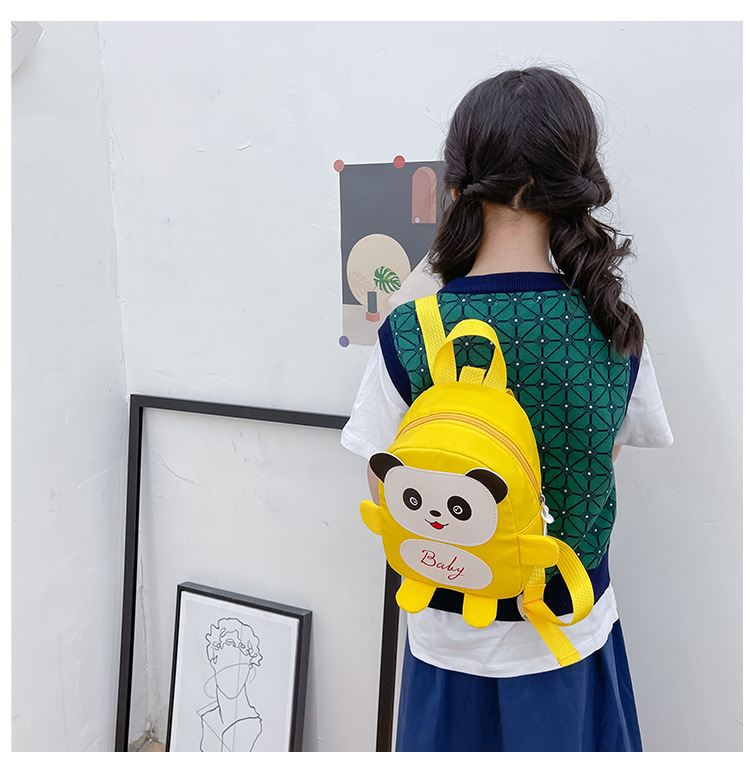 Kindergarten schoolbag for children, boys and girls, 1-3-5 years old, anti-wandering rope, cute frog, double-shoulder baby small backpack undefined