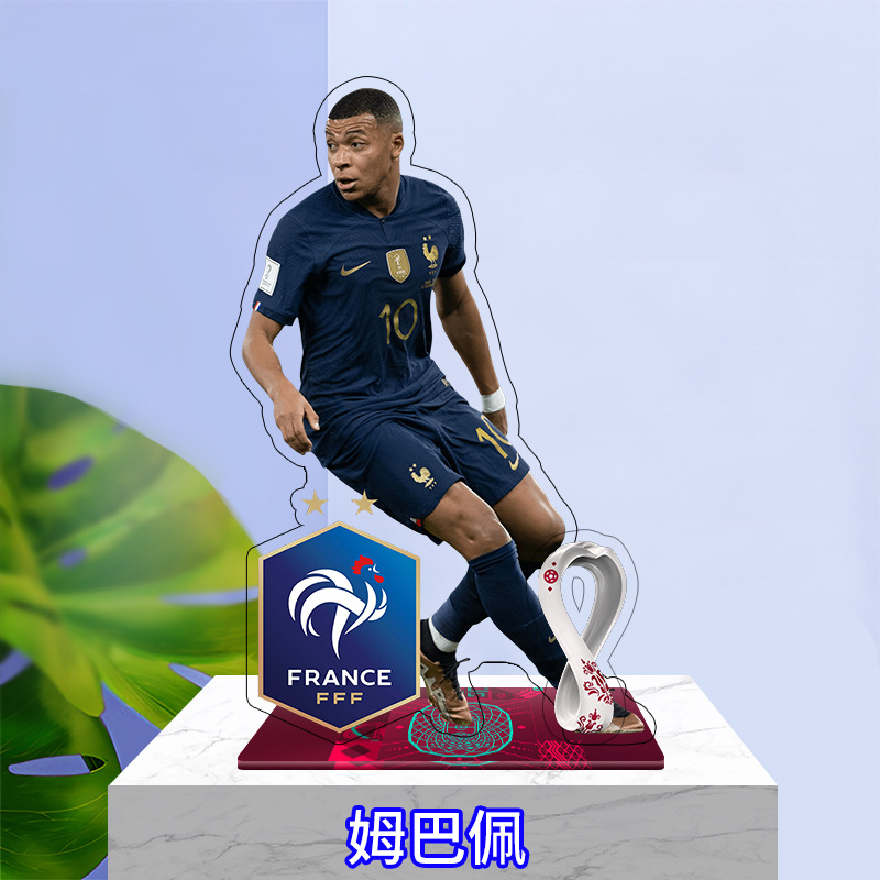 Figura Acrílica de Estrella de Fútbol de Acrílico, para Regalo de Cumpleaños