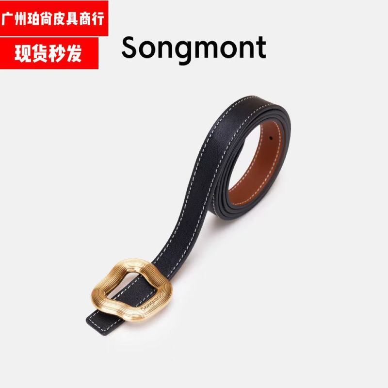 Songmont レディース ベルト 両面フリーマッチング パンツベルト ニッチデザイン 多用途 レディース ベルト|undefined