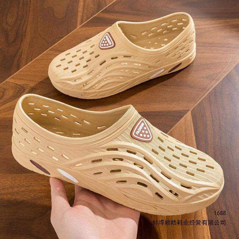 New Style Men's Summer Breathable Non-Slip Anti-Odor Soft-Soled Thick-Soled Wear-Resistant Outdoor Closed-Toe Beach Plastic Sandals New Style Men's Summer Breathable Non-Slip Anti-Odor Soft-Soled Thick-Soled Wear-Resistant Outdoor Closed-Toe Beach Plastic Sandals