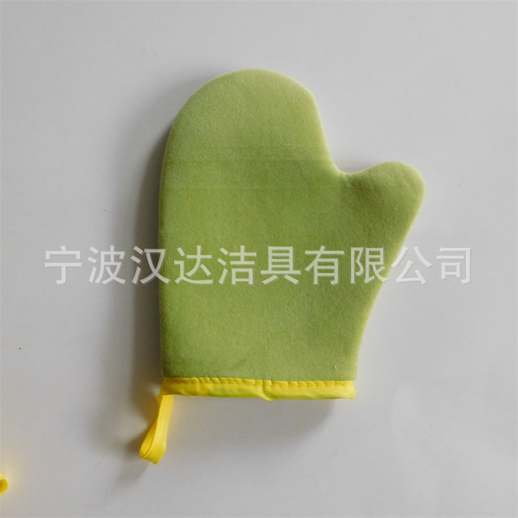 Verde más guantes de pulgar Correa