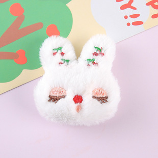 Plush Toy Bunny Rabbit Doll Brooch Headwear Bag DIY Accessories Doll Pendant Hair Accessory Handmade DIY
