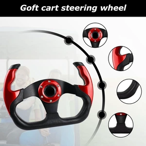 Cross-Border Car Drift D-Type Steering Wheel Foreign Trade X New Modified Sports Racing Steering Wheel Universal Pu 13inch