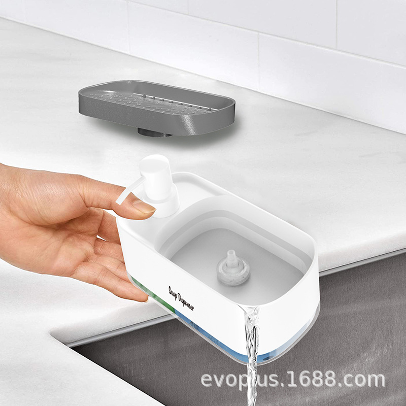 Desinfectante de manos al por mayor transfronterizo, jabón, caja de doble uso, caja de líquido multifunción, detergente para manos de instalación gratuita multiusos image 4