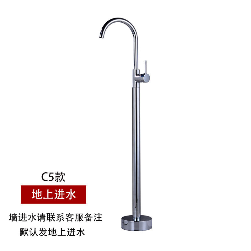 Todo el cobre negro frío y caliente piso bañera de grifo lateral vertical barril vertical cuenca pared fábrica de conexión al por mayor