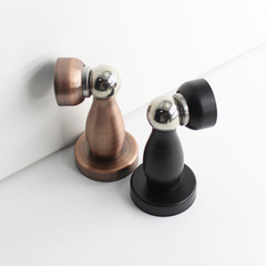 002A Manufacturer wholesale stainless steel thickened strong magnetic door suction wall suction floor suction invisible indoor door touching the door top