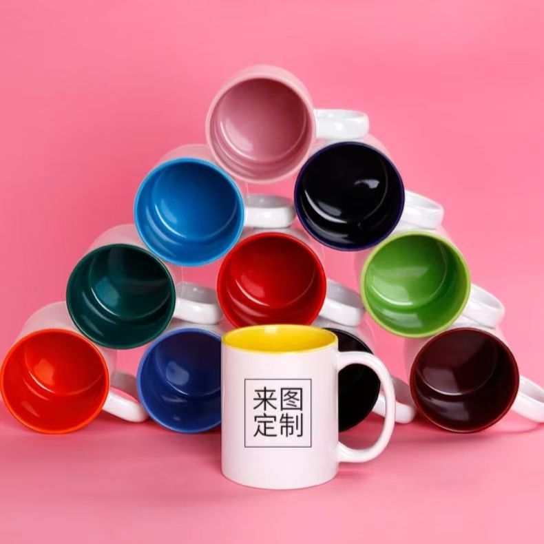 Tazas de recubrimiento personalizadas tazas de color logotipo tazas de café tazas personalizadas tazas de publicidad tazas de agua tazas de cerámica tazas