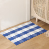 60x90 cotton wire woven ground pad color strip multi -color breathable simple entry door pad foot pad house pad