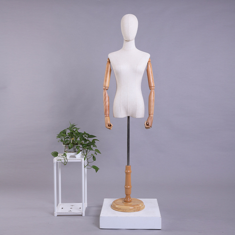 Maniquí Femenino de Cuerpo Completo con Base de Madera para Escaparate y Vestidos de Novia image 21