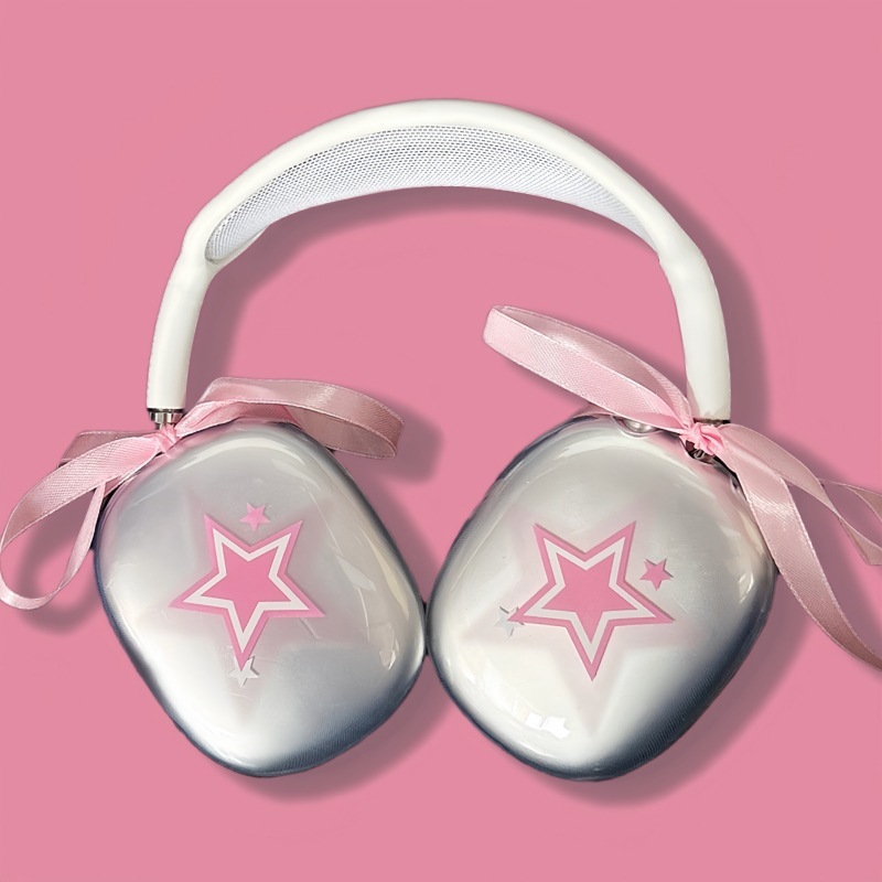 アニメ透明適用アップルAirPods Maxヘッドセットbluetoothヘッドセット保護カバーソフトケースかわいいシンプル|undefined