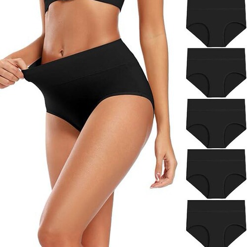 Single-piece European size cotton women's underwear, high-waist abdomen, hip-lifting underwear, popular large-size triangle