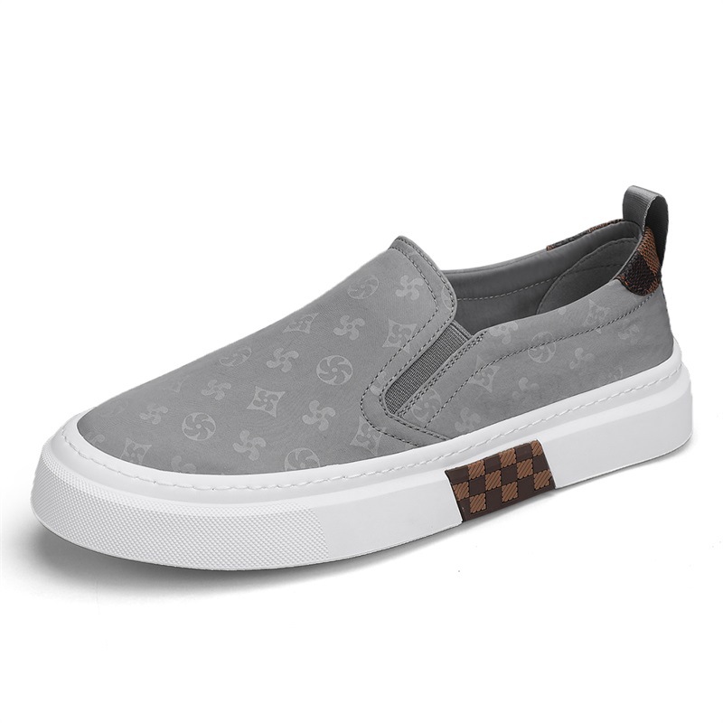 Men's trendy style solid color slip-on slip-on shoes Korean version summer youth simple wind breathable casual sneakers on behalf of_voghion.com